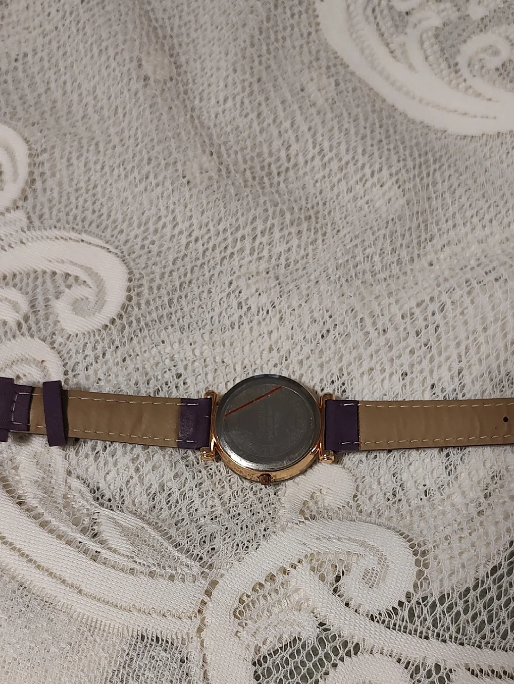 Bourne Purple Strap Ladies Quartz Watch